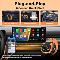 Adaptateur CarPlay sans fil pour voitures, dongle sans fil pour convertir le CarPlay filaire en sans fil pour tous les CarPlay filaires d'usine