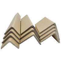 Protector de Esquinas en Forma de U de Madera Premium para Puertas y Ventanas, Embalaje de Operación Rápida, Protector de Bordes Seguro, Resistente a la Humedad, Reciclable
