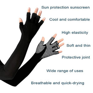 Vente flash : Manchon de compression pour le cyclisme, sans doigts, long, protection solaire UV, autres gants de sport - Product Image 2