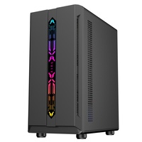 New Arrival RGB Matx PC Case Computer Case OEM Gaming Towers Cases SPCC Side Glass Black PC Cabinet Casing for Gamer