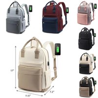 Nouveau sac à dos d'affaires tendance et simple, durable, imperméable, pour étudiants, grande capacité, multifonctionnel, avec port USB