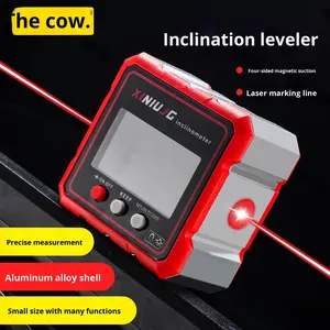 Hochpräziser grüner Laser-Digital-Neigungsmesser mit Hintergrundbeleuchtung und vierseitiger Magnetbasis - Product Image 5