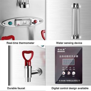 Chaudière électrique à boire sans mousse en acier inoxydable cafetière à <span class=keywords><strong>eau</strong></span> chaude <span class=keywords><strong>chauffe</strong></span>-thé <span class=keywords><strong>chauffe</strong></span>-vin <span class=keywords><strong>chauffe</strong></span>-thé chaudières à élément chauffant - Product Image 6