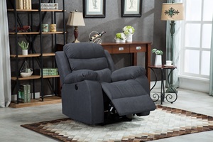 โซฟาปรับเอนแบบแยกส่วน 3+2 ที่นั่ง รุ่นคลาสสิค จากโรงงานโดยตรง ขายส่ง โซฟาผ้าเทคโนโลยีพร้อมคอนโซลอเนกประสงค์ สำหรับห้องนั่งเล่น ขายส่ง - Product Image 6