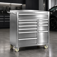 Armoire à outils sur mesure en acier inoxydable, fabrication de tôles, chariot de rangement roulant pour atelier, service OEM ODM