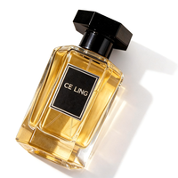 Flacon de parfum cylindrique hexagonal de luxe 50 ml 100 ml en verre avec couvercle, vaporisateur et emballage cadeau personnalisé haut de gamme
