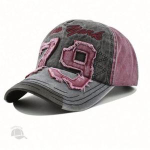 Personality Vintage <b>Men</b> Wash to Do Old Embroidery Outdoor Women Travel Sun Protection <b>Baseball</b> <b>Cap</b> - Product Image 5