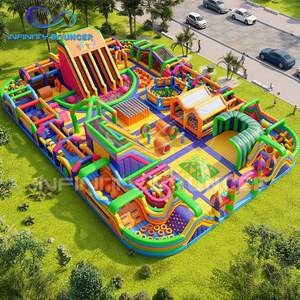 30*20m tùy chỉnh <span class=keywords><strong>Inflatable</strong></span> công viên chủ đề tùy chỉnh <span class=keywords><strong>Inflatable</strong></span> công viên chủ đề, <span class=keywords><strong>Inflatable</strong></span> Trampoline công viên, đầy màu sắc công viên bơm hơi - Product Image 1