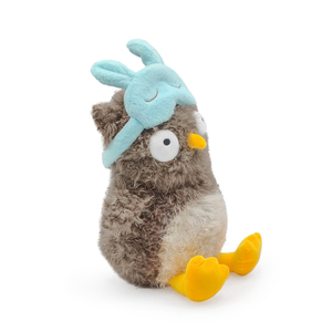 Juguete de Peluche Suave con Diseño de Búho, Unisex, Personalizado, Creativo y Adorable, con Antifaz, Relleno de Algodón PP, para Regalo - Product Image 6