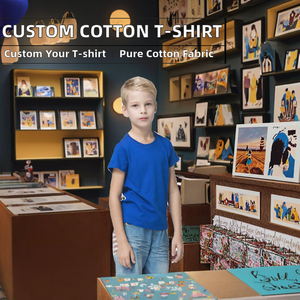 <span class=keywords><strong>T</strong></span>-<span class=keywords><strong>shirt</strong></span> en coton pour enfants, vêtements décontractés, multicolores, 100% coton, chemises douces, <span class=keywords><strong>t</strong></span>-shirts en coton pour garçons et hommes, <span class=keywords><strong>t</strong></span>-<span class=keywords><strong>shirt</strong></span> personnalisé - Product Image 2