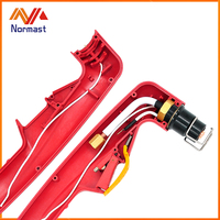 Tête de torche de découpe plasma HF A81 80A avec poignée carrée rouge, ensemble de remplacement pour machines de découpe plasma industrielles - Vente en gros