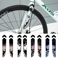1 Paire Autocollants Personnalisés PVC Étanche pour Voiture, VTT, Vélo de Route, Fourche, Tube Supérieur, Moto Électrique