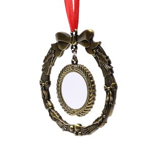 DIY персонализированные домашние Семейные Рождественские украшения Рождественские елочные украшения сублимационные рождественские украшения - Product Image 5