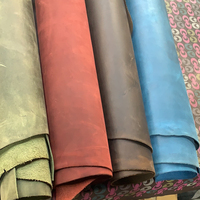 Bonbon farbe verrücktes Pferde leder echtes Rindsleder für Brieftaschen schuhe Bastel zubehör