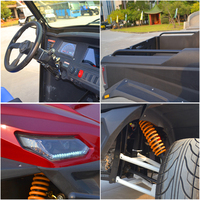 LVTONG Dune Buggy UTV 4x4 Véhicule récréatif tout-terrain Modèle d'aventure pour adultes