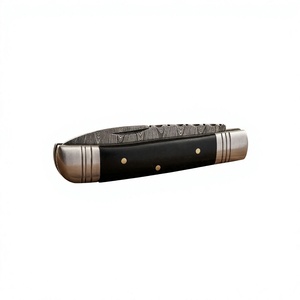 Couteau pliant de poche en acier Damas, manche en bois, haute qualité, multifonctionnel, qualité industrielle OEM, garantie 3 ans, pour détaillants - Product Image 3