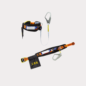 Cinto de Segurança Elétrico de Poliéster, Cordão para <span class=keywords><strong>Lineman</strong></span>, Cinto de Escalada, Arnês de Segurança com Cintura Larga - Product Image 1