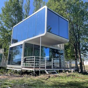 2024 Philippines 20FT mobile modulaire préfabriqué bureau cabine poste de travail intelligent Portable Sandwich <span class=keywords><strong>Apple</strong></span> cabine avec toilette - Product Image 6