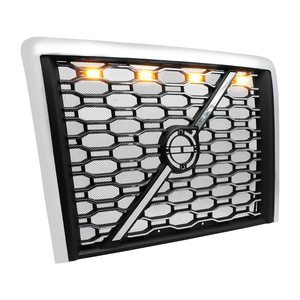 Rejilla de Plástico Modificada de Repuesto, Nueva, Compatible con Camiones Semi VNL 2013-2016 con Pantalla Antimosquitos, Sin Logotipo, Modelo LV-7483-G - Product Image 3