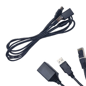 Rj50 <b>To</b> Rj45 Female <b>Adapter</b> Cable With <b>Usb</b> And Serial Connector For Computer Peripheral Use - Product Image 5