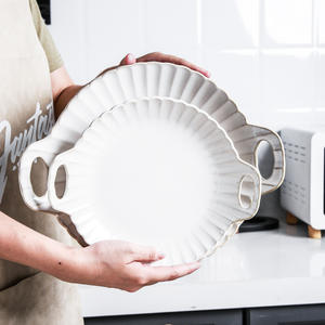 Juego de Tazones de Cerámica Blanca Creativa, Aptos para Microondas, Platos para Arroz para Uso Doméstico, Estilo Japonés Moderno Minimalista - Product Image 4