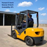 Chariot élévateur à contrepoids diesel industriel de 3 tonnes, mât standard de 3 m pour les opérations logistiques en usine