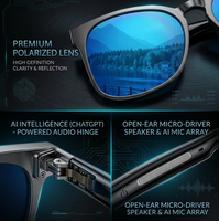 Lunettes Intelligentes 4K avec Caméra, Traduction IA, Anti-UV, Anti-Lumière Bleue, Commande Vocale Sans Fil, Étanche