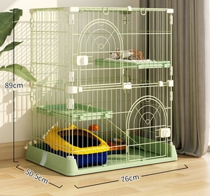 Üreticileri toptan Pet katmanlı katlanır kedi kafes ev kapalı büyük oynanabilir uzay kedi evi - Product Image 6