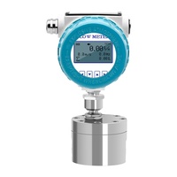 Pequeño medidor de flujo de pantalla Digital de presión de alta temperatura para grasa de aceite hidráulico líquido de alta viscosidad Soporte personalizado OEM