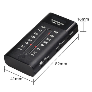 Radio Portátil AM/FM Estéreo Ultracompacto de Bolsillo con Sintonización Deslizante Analógica y Conector para Auriculares para Escucha Diaria Personal - Product Image 3