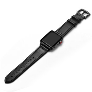LYTOP nueva correa de pulsera de cuero suave negro de negocios para <span class=keywords><strong>Apple</strong></span> <span class=keywords><strong>Watch</strong></span> Ultra <span class=keywords><strong>Series</strong></span> 10 9 8 <span class=keywords><strong>7</strong></span> <span class=keywords><strong>6</strong></span> 5 4 3 2 1 SE banda Flexible - Product Image 2