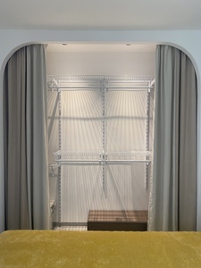Cortina de Separación para Armario, Guardarropa, Dormitorio, Comedor o Sala de Estar, Extensible, Enrollable, <span class=keywords><strong>con</strong></span> Cierre, a Prueba de Polvo - Product Image 5