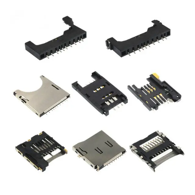 SD-Kartenverbinder Micro-SD-Tf-Speicherkartenverbinder 8-Pin SMT-Schiebetyp ultradünne hochtemperatur-beständige SD-Kartenverbinder