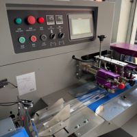 Machine à emballer horizontale Offres Spéciales Emballage de croissants et de gaufres pour pain Rouleau d'oeufs Autres aliments pour papier