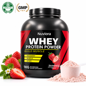 <span class=keywords><strong>Proteine</strong></span> del Siero di Latte in Polvere all'Ingrosso Gusto Fragola <span class=keywords><strong>per</strong></span> Atleti 1kg 2.2 Lbs Supporto <span class=keywords><strong>per</strong></span> lo Sviluppo Muscolare GMP - Product Image 1