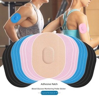 Patch adhésif en coton pour capteur de surveillance de la glycémie, étanche, résistant à la transpiration, invisible, sans couture, taille unique pour le sport