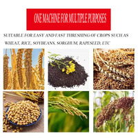 2024 machines agricoles automatiques batteuse de grains de haute qualité et batteuse de blé de céréales de riz