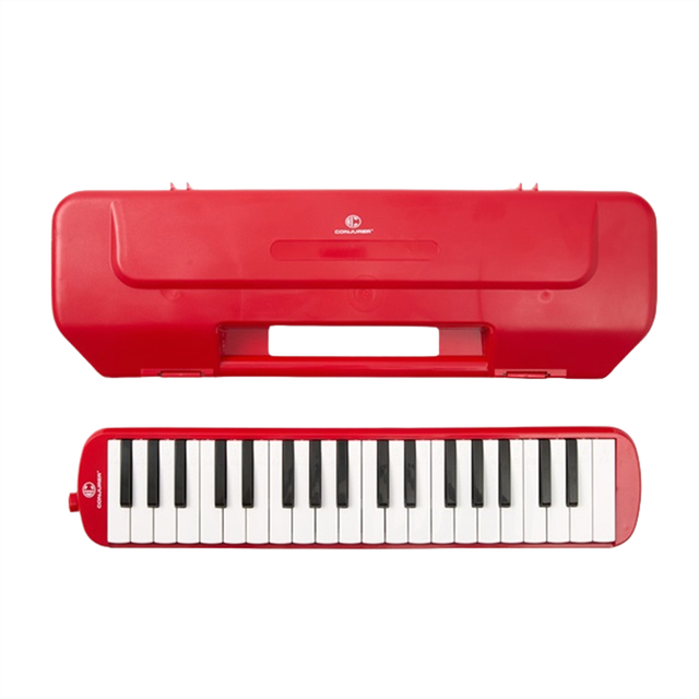 Conjurer Piano Key Mouth Organ Instrument Colorful With Plastic Case 37-Key Melodica