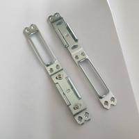 Iron Screw Installation Fasteners Steel Latch Strike Plate Mortise Door Lock Use It with Pvc Doors and Aluminum Doors
