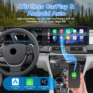 Autoradio Android GPS DSP multimédia avec écran LCD incurvé 32 pouces Navihua Upgrade pour BMW Série 7 F01 F02/X5 F15 - Product Image 2