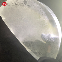 GIGAJEWE Moissanite brute en gros – Matière première de moissanite de couleur blanche, bleue, verte, cyan, jaune, grise pour la fabrication de bijoux