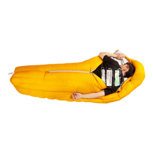 Sac de couchage en duvet d'oie sur mesure, épaissi, style momie, avec isolation thermique, doux et lavable en machine, pour le camping en plein air - Product Image 2