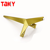 TK-J461 meubles de cuisine matériel d'or chrome de fer en métal canapé jambes