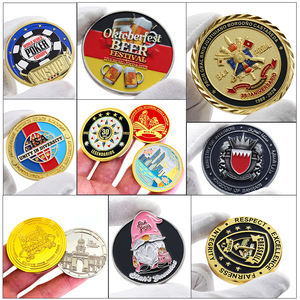 Moneda Conmemorativa <span class=keywords><strong>Antigua</strong></span> de Metal, Personalizable con Grabado, Monedas en Blanco para Estampado, Monedas Antiguas con Baño de Oro 3D, Muestra Gratuita - Product Image 6