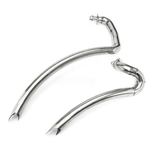 ชุดท่อไอเสียแบบ Slash Cut สำหรับรถมอเตอร์ไซค์ <span class=keywords><strong>Yamaha</strong></span> V Star <span class=keywords><strong>1100</strong></span> <span class=keywords><strong>Dragstar</strong></span> XVS1100 ทุกปี พร้อมตัวเก็บเสียง - Product Image 4