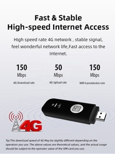 Módem USB WiFi 4G LTE desbloqueado con ranura para tarjeta SIM, punto de acceso inalámbrico portátil para teléfono y portátil U6-E8 4G LTE Cat4 UFI USB dongle - Product Image 3