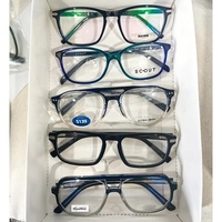 Kacamata Optik Bingkai Asetat Campuran Murah Berkualitas Tinggi Grosir Vintage Unisex Wanita Pria