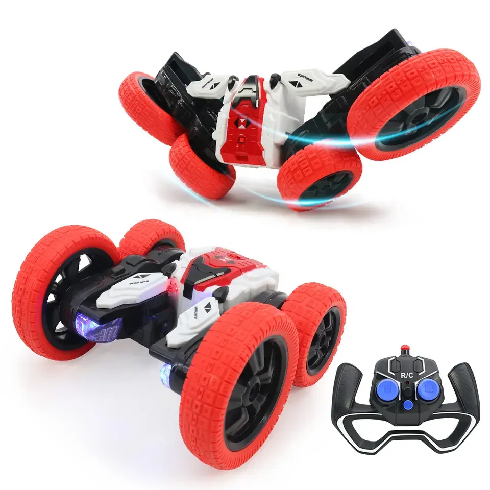 Jimei new design 2.4g rc 360 rolling stunt car mini stunt car radio control toys trucks double sided 360 rotating rc car