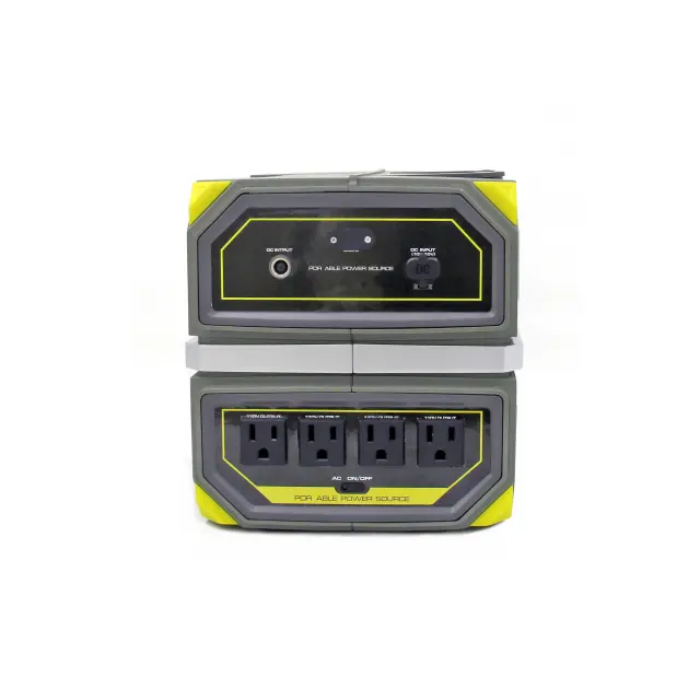 1200W centrale elettrica portatile solare di emergenza Power Bank ricarica rapida Ev caricabatterie al litio fosfato di accumulo di energia portatile