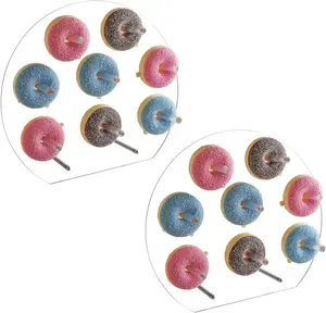 Wedding Birthday Party Display Decor Donut Lollipop Sticks Acrylic Candy Stands Ice Cream Holders